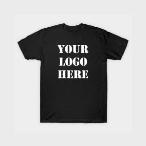 Your logo Here Printed White Shirt